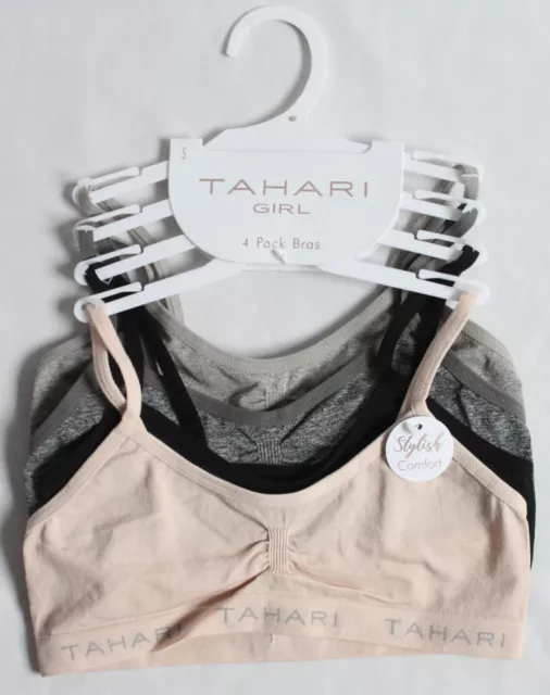 Tahari Girl 5 Pack Wireless Removable Pads Bras Enhanced Support