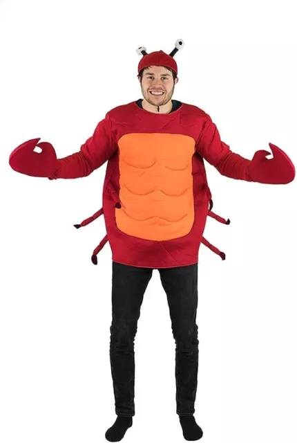 BODYSOCKS Adults Crab Fancy Dress Costume