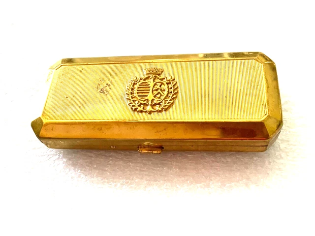 1930s Dubarry Lash Beauty Cake Mascara Richard Hudnut Logo Compact Vintage Rare 1930s Dubarry Lash Beauty Cake Mascara Richard Hudnut Logo Compact Vintage Rare