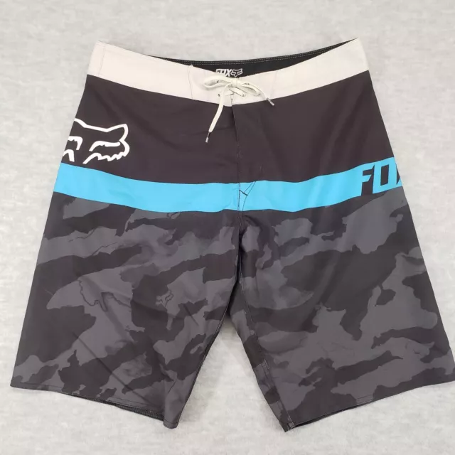FOX HEAD Racing H20 Board Shorts Men Size 34 Swim Trunks Camo Print