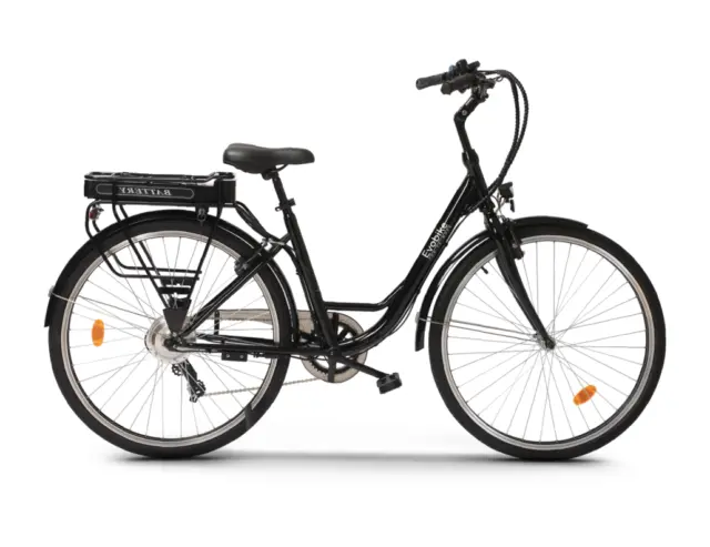 Vélo de ville homme 28'' Urban-Bike UBN77 noir cadre aluminium TC