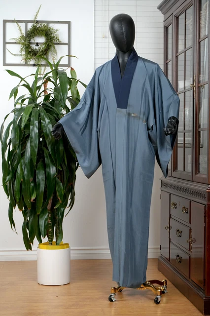 Dear Vanilla Japanese Juban Undergown Men's Kimono Authentic Vintage Japan Mint