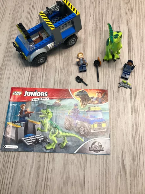 Lego System Jurassic World Nr. 10757 Raptor Rescue Truck 2018 + BA