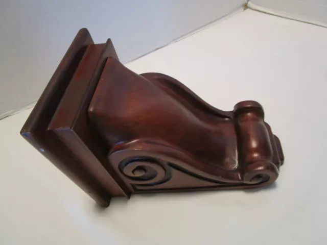 Vintage CORBEL SHELF wood Product Architectural Wall Décor Display  9" tall