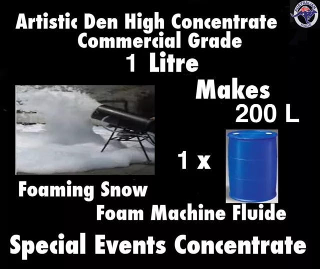 SNOW MACHINE FLUID  Concentrate Foam Machine  Makes 50L - 1000L 2