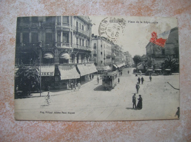 34 CAZOULS LES BEZIERS - l'avenue de Beziers. EUR 12,00 - PicClick FR