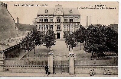 EPERNAY - Marne - CPA 51 - Ecole - Ecole communale de la rue St Laurent