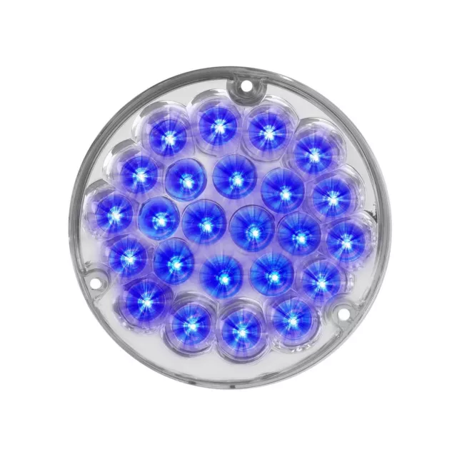 GG Grand General 82275 Blue/Clear LED Light (4" Pearl 24 with 1157Socket)