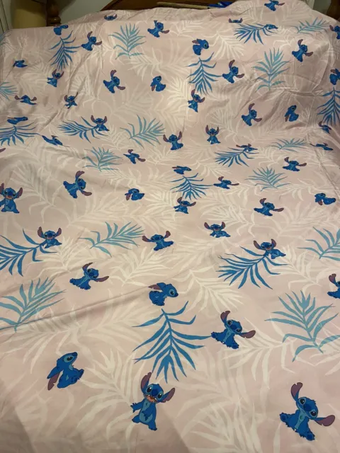 Disney Lilo and Stitch Full Size Flat Sheet  Excellent Condition