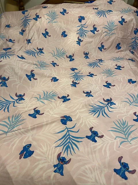 Disney Lilo and Stitch Full Size Flat Sheet Excellent Condition Disney Lilo and Stitch Full Size Flat Sheet Excellent Condition