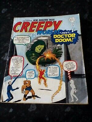 Fantastic Four 5 1962 Silver Age 1St App Doctor Doom Creepy Worlds 36