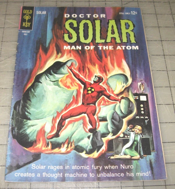 Doctor SOLAR Man of The Atom #8 (July 1964) VG-FN Condition Comic - Gold Key