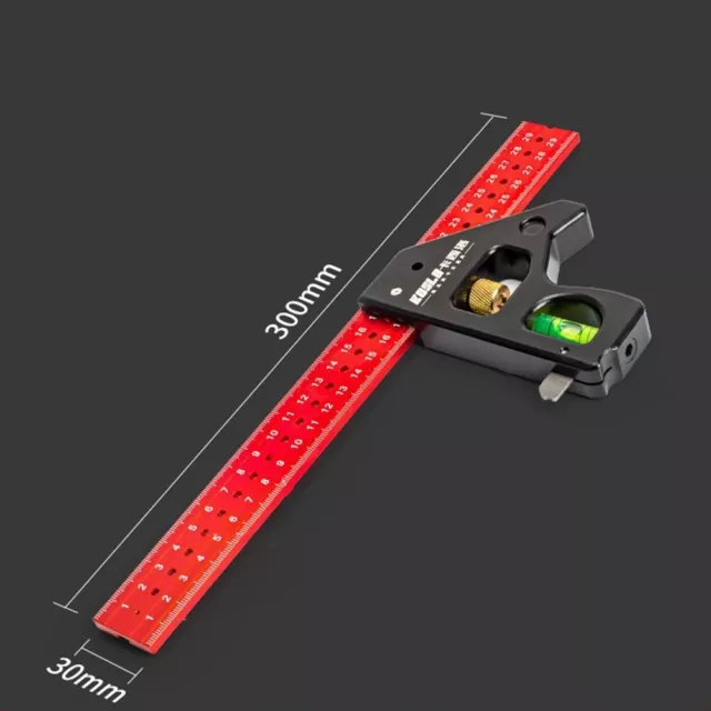 Handy and Practical Carbon Steel Square Ruler for DIY Woodworking Projects