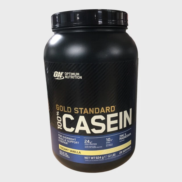OPTIMUM NUTRITION GOLD Standard 100% Casein - Creamy Vanilla - 924g £5. ...