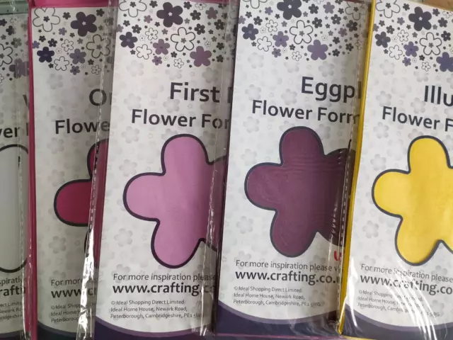 Fleurs Flower Forming Foam 5 Packs 3 Pinks, 1 Yellow & 1 White Free 48hr Tracked