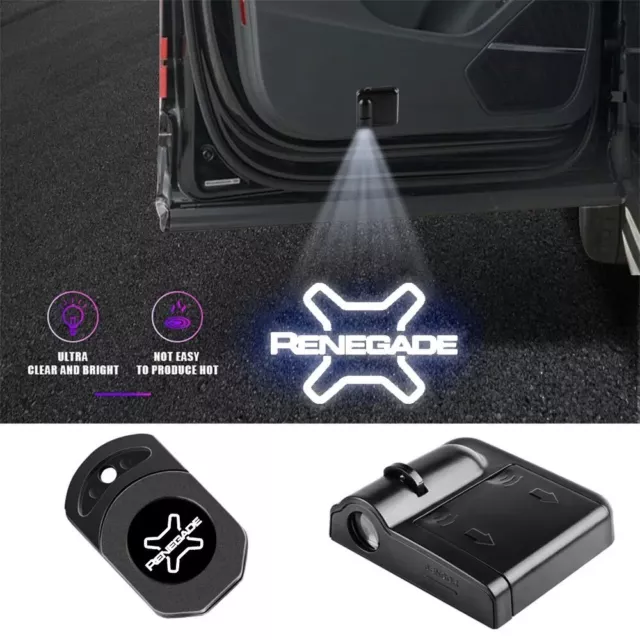 Luci Led Sottoporta Sotto Porta Per Jeep Renegade Facili Installare Con Sensore