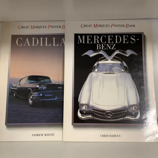 Great Marques Poster Book - Mercedes-Benz + Cadillac Photos Bundle Vintage B49