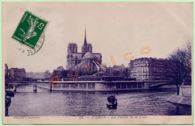 Cpa - 68. Paris - La Pointe De La Cité (75)