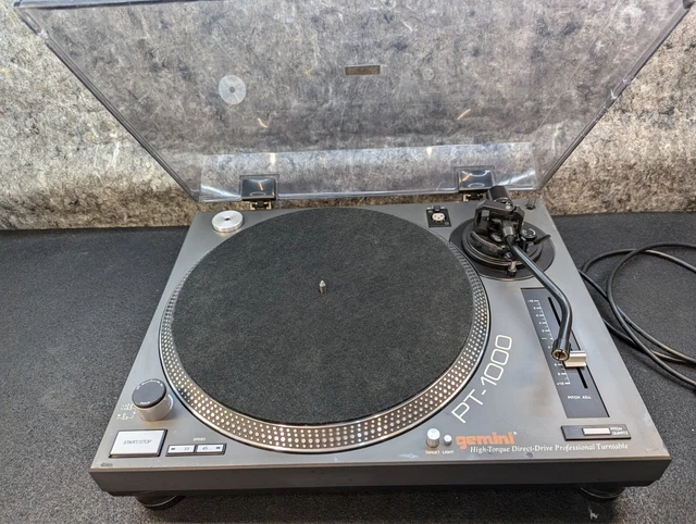 GEMINI XL-DD50Ⅳ ターンテーブル Gemini XL-DD50 Turntable | Black | 45RPM | +/- 8% Pitch