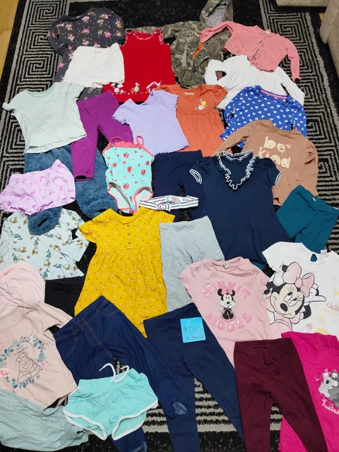 #D14- Enorme pacchetto di vestiti per bambina 18-24 mesi NEXT GEORGE DISNEY TU NOTMEG