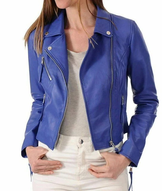 Blouson Motard Femme Taille 2XL (48-50) - Cuir PU Couleur Bordeaux/cerise, Neuf Avec étiquettes