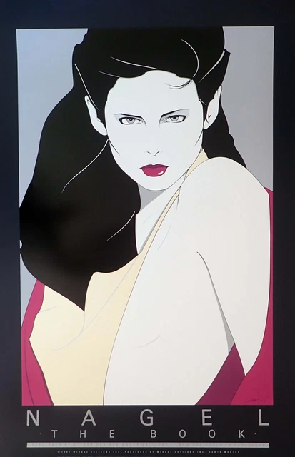 Poster  PATRICK NAGEL  THE BOOK SANTA MONICA MIRAGE EDITION