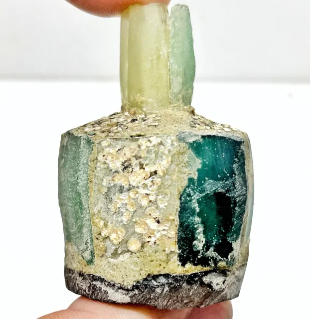 Beautiful Antique Glass Bottle Or Jar — Ancient Roman Style Bottle Artifact - L