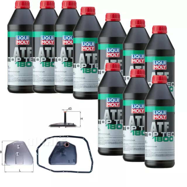 Huile Liqui Moly Top Tec Atf 1800 10L Mahle Filtre à de Transmission pour Audi ,