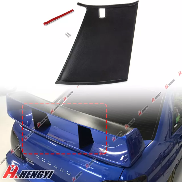 Black Spoiler Wing Stiffi Support Rall For Subaru Impreza 2002-2007 WRX STi