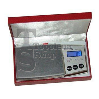 0,1g Bilancino Digitale Diamond A04 di Precisione 500g Pesa Oro 