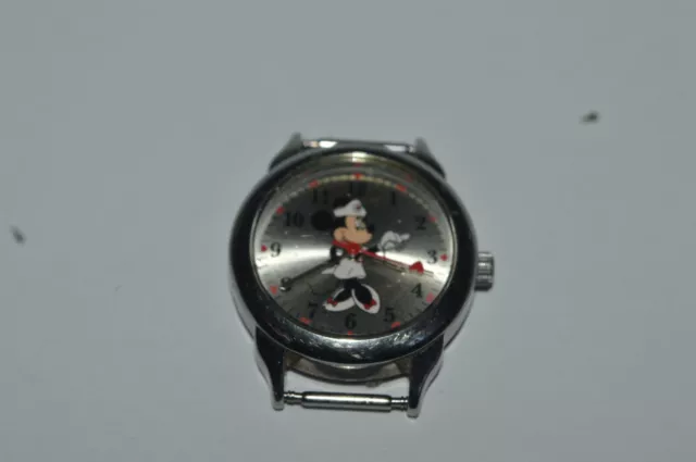 Disney SII Minnie Mouse Watch Nurse Outfit Quartz 26mm Not Working Sold As-Is