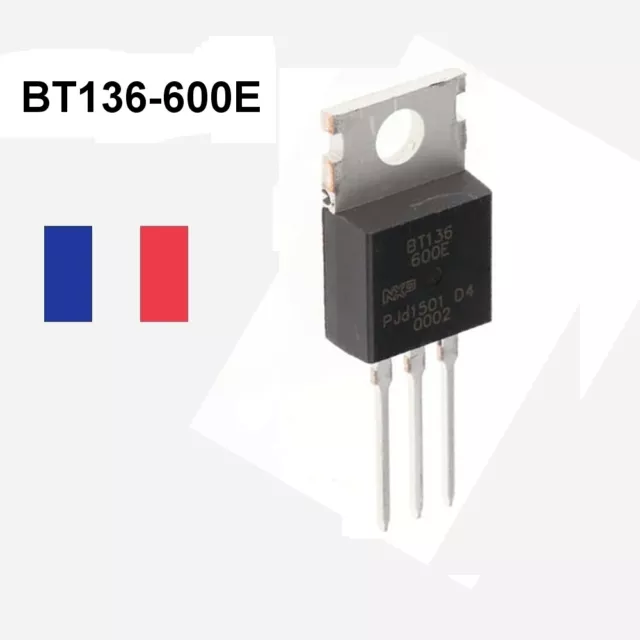 Triac BT136-600E 600V 4A 10/25mA THT TO220