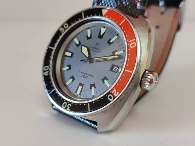 Ultra-RARE OMEGA Seamaster 200 "POPPY" 166.068 cal. 565 Working good conditions