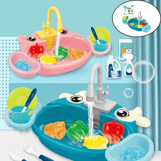 Ensemble de Jouets pour évier de Cuisine | Kit d'évier de Travail pour Ensemble de Jouets pour évier de Cuisine | Kit d'évier de Travail pour