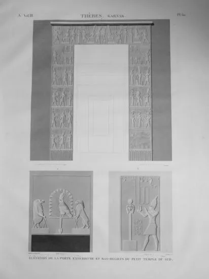 Gravure Originale DESCRIPTION EGYPTE Empire THÈBES
