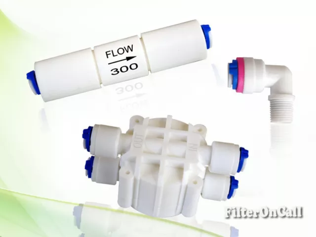 Auto Shut Off  Valve, Flow Restrictor 300 ML Check Valve Reverse Osmosis System