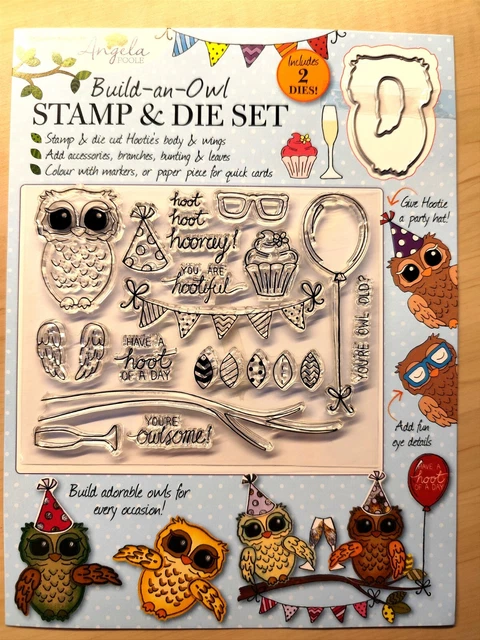 ORIGACH Tags And Animals Clear Stamp And Dies Set For DIY Scrapbooking Album Decorative Card Making