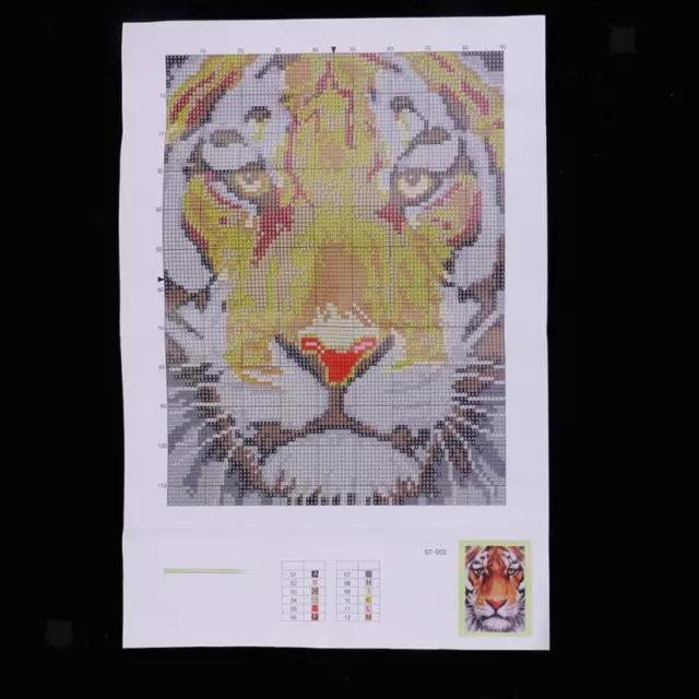 Kit de alfombras gancho con cierre de tigre para adultos principiantes hágalo usted mismo tapiz de alfombras 75x57 cm 3