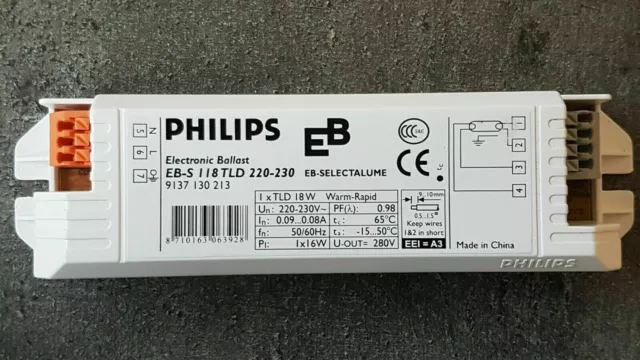 PHILIPS LED Trafo Netzteil EVG TLD 18W elektronisches Vorschaltgerät Neonlampe