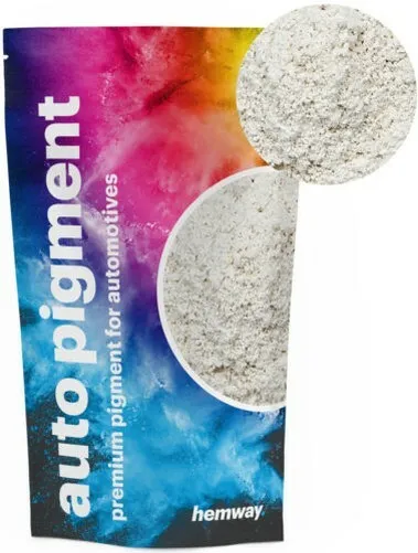 Hemway Automotive Powder Pigment Metallic Chalk White for Pearl Auto Paint 50g