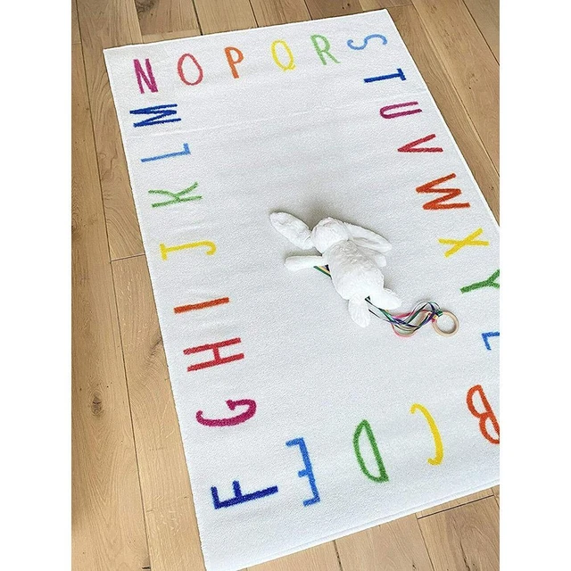Bambini Alfabeto Tappeto Educativa Lettera Antiscivolo Nylon Tappetino