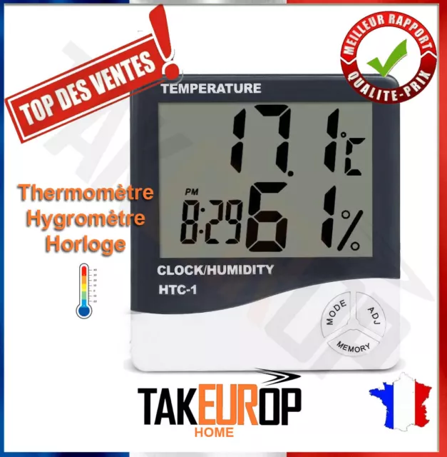 ORIA-hygromètre thermomètre numérique LCD