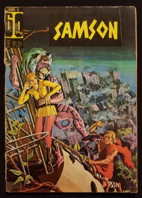 Samson *Nr. 5 * Bildschriftenverlag 1967 /Gold Key/ Zustand 2-3