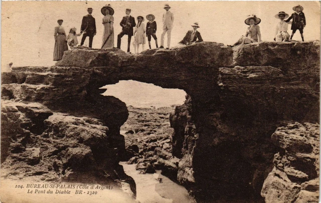CPA BUREAU-St-PALAIS (Silver Side) - Le Pont du Diable (975535)