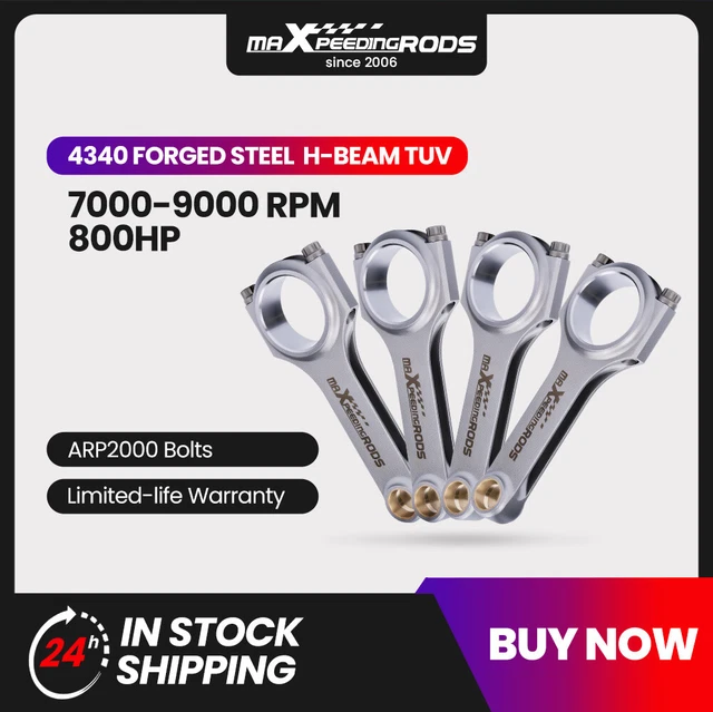 Eagle Mitsubishi 4G63 1st Gen Engine Connecting Rods (Set of 4)