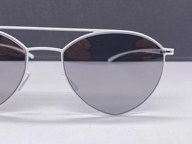 Maison Margiela Occhiali da Sole Donna Bianco Specchiato Limit. 150 pezzi MMESSE010