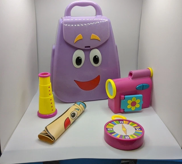 DORA THE EXPLORER Purple My Talking Backpack Mattel Nick Jr 2004