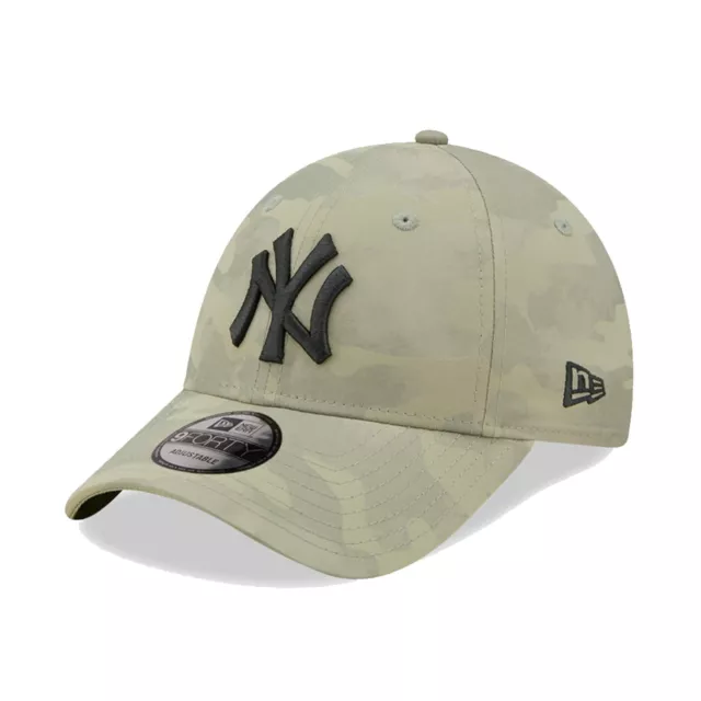 New Era Cap Men's MLB NY Yankees Team Tonal Camo Grey 9FORTY Adjustable Hat