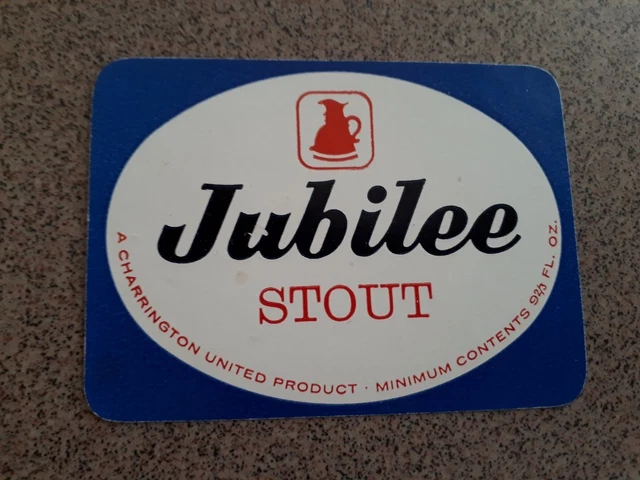 old beerlabel Jubilee Stout Charrington