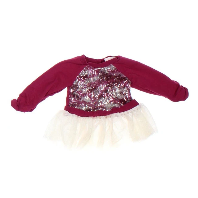 Little Lass Girls's Shirt Size 12 mo,  , Polyester,Cotton